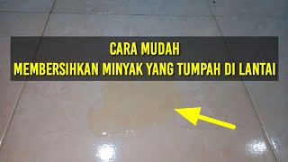 Cara mudah membersihkan limbah minyak