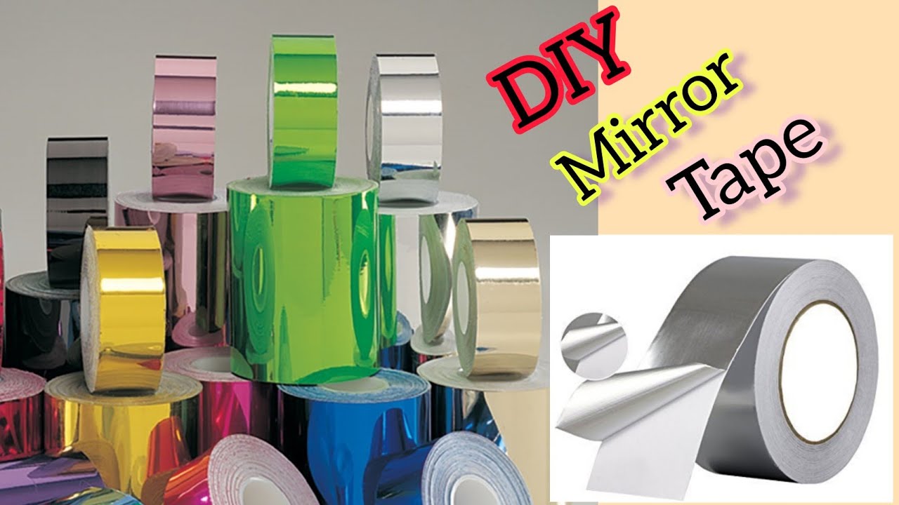 DIY How to make Mirror tape at Home, Easy DIY reuse idea 100% working