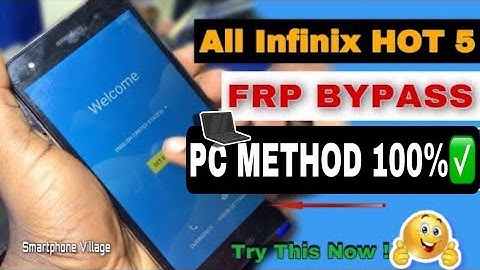 All infinix Hot 5 X559 FRP BYPASS 100%OK Solution Hot 5 X559c google Account Remove PC METHOD 2023