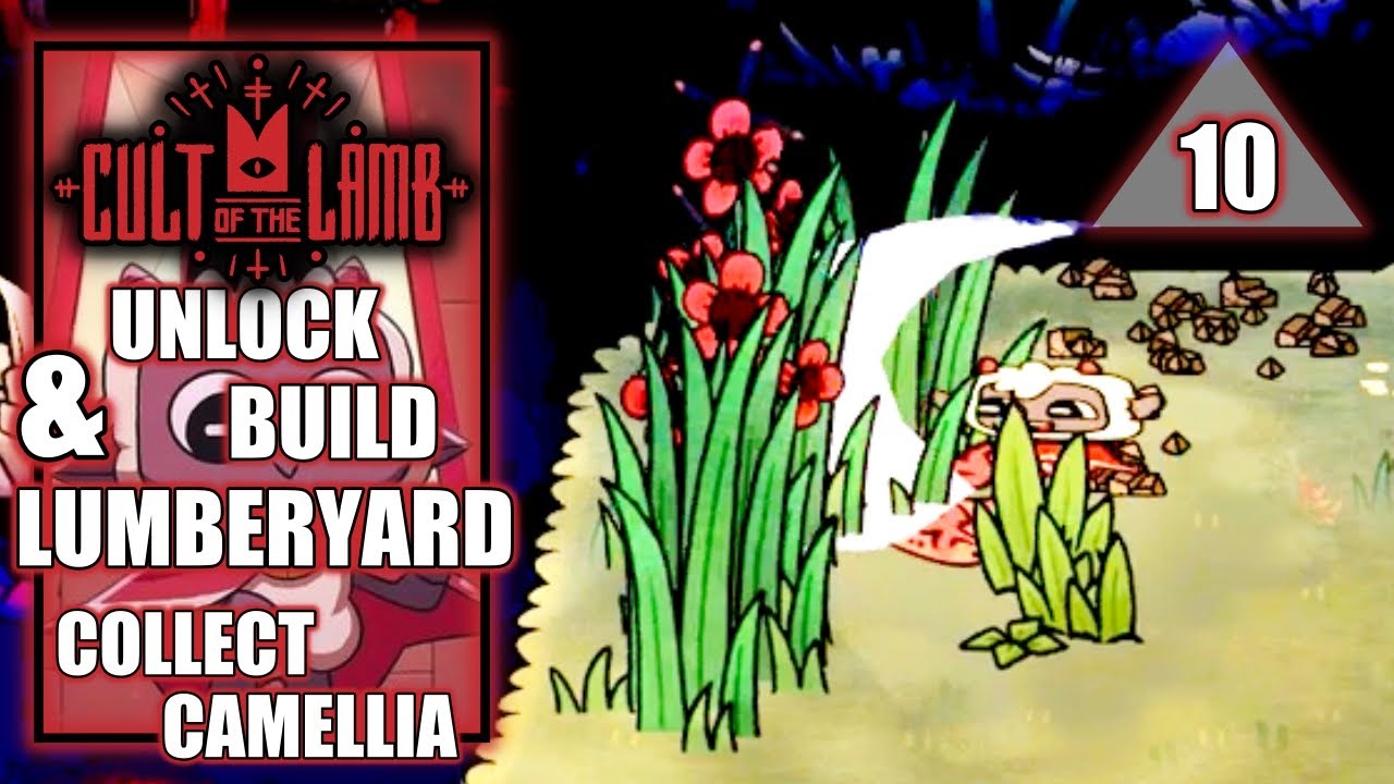 Cult of the Lamb Unlock & Build Lumberyard Collect Camellia PS5 Gameplay Walkthrough Part