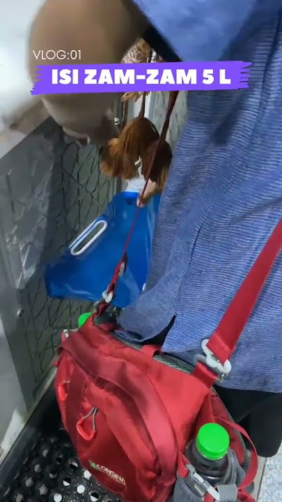 ISI AIR ZAM ZAM 5 LITER!!🤩🔥 #fypシ #viral #mekkahmadinah #madinahalmunawwarah #indonesia #arabsaudi