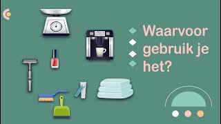 Waarvoor gebruik je het? (#NT2, #learndutch, Threshold, B1, 2.1)