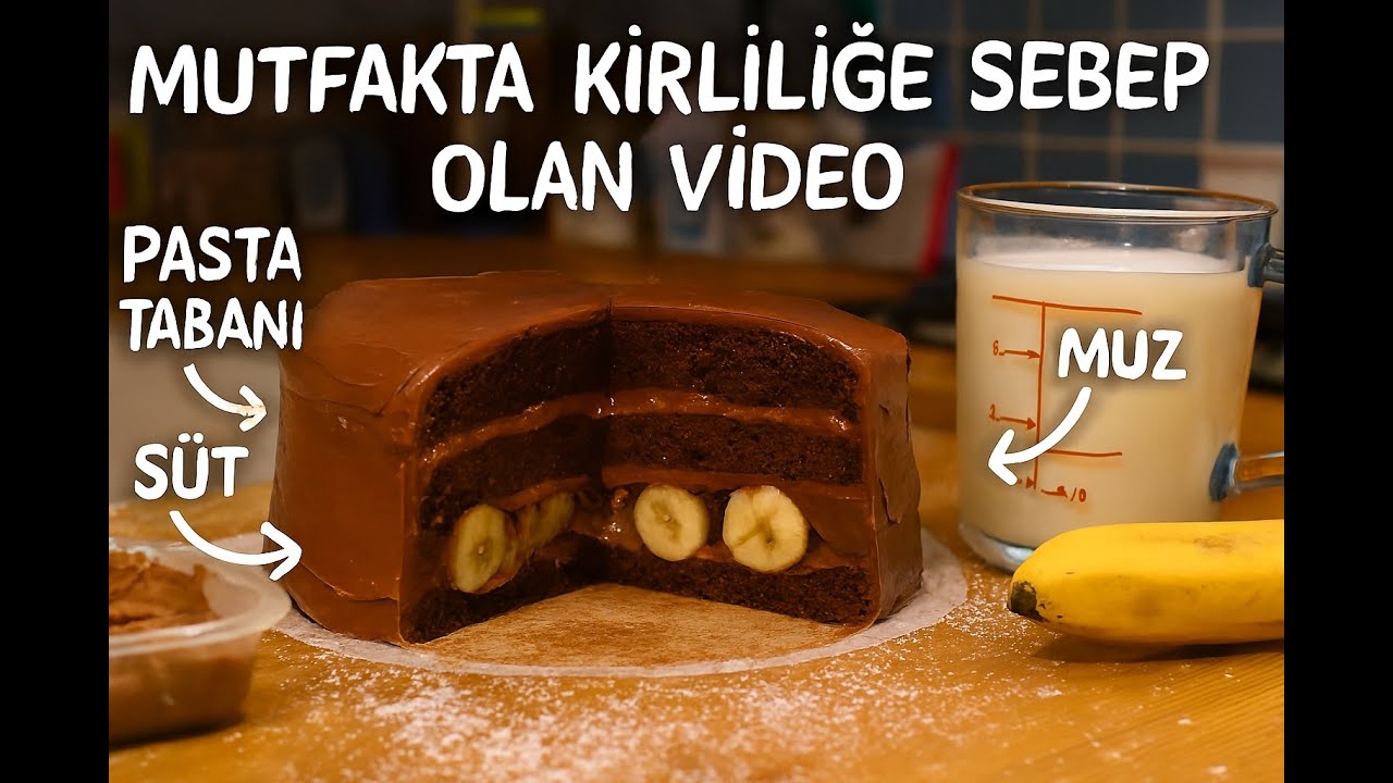 Muzlu Pasta Yaptık… Mutfağı Dağıttık!
