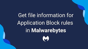 Get file information for Application Block rules