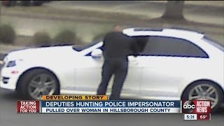 Search is on in Hillsborough for police impersonator