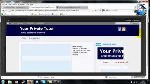 How To Install Wordpress Themes (QS 9)