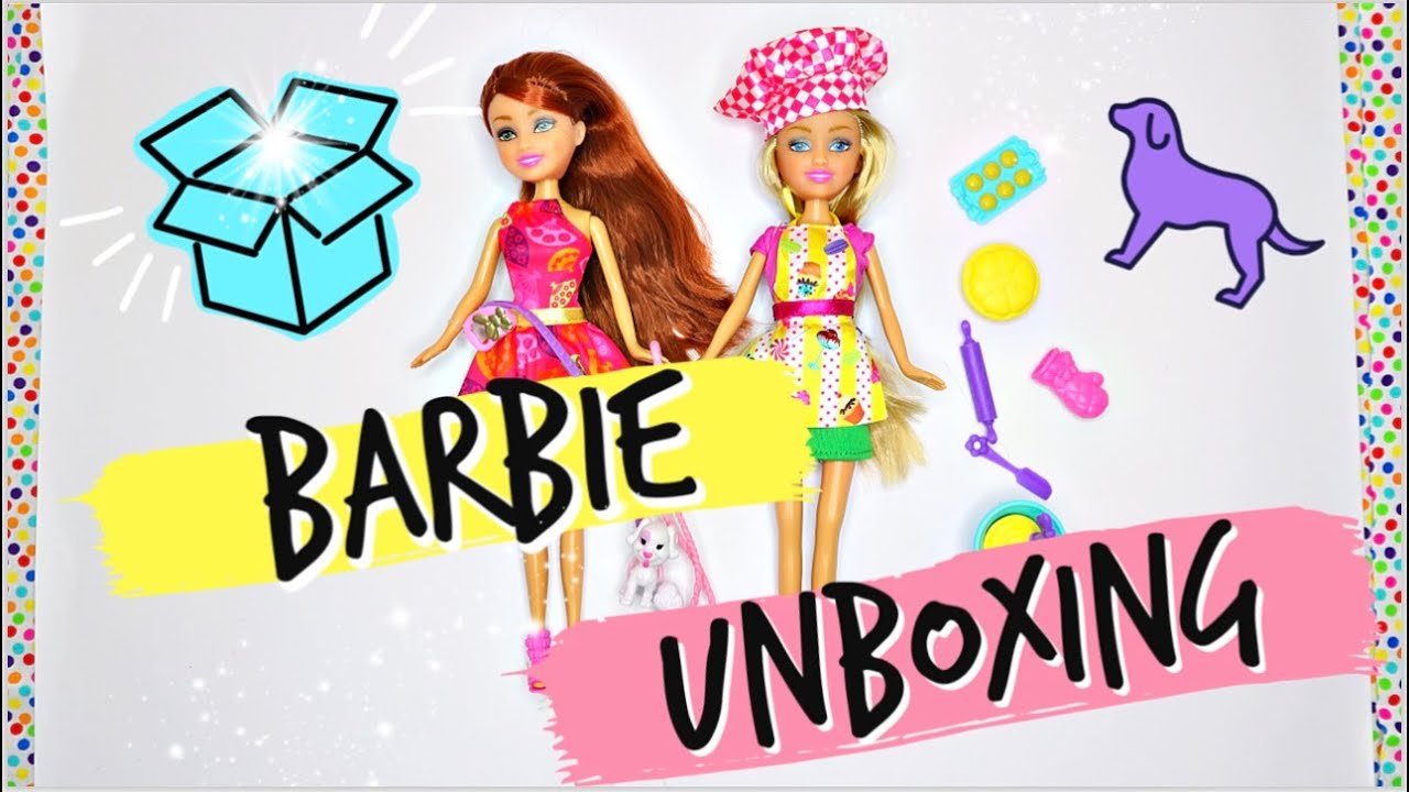 NEW BARBIE UNBOXING VIDEO ! 2019 DOLLS UNBOXING | BAKING BARBIE