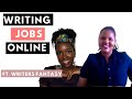 WHERE TO GET ONLINE WRITING JOBS/ MAKE MONEY ONLINE ft. Writers Fantasy