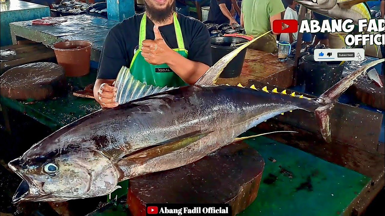 🔪🐬[AMAZING FULL ATTRACTION ABANG FADIL CUT MASTER TUNA 42KG]🔥OM Ramli's order!!! YouTube
