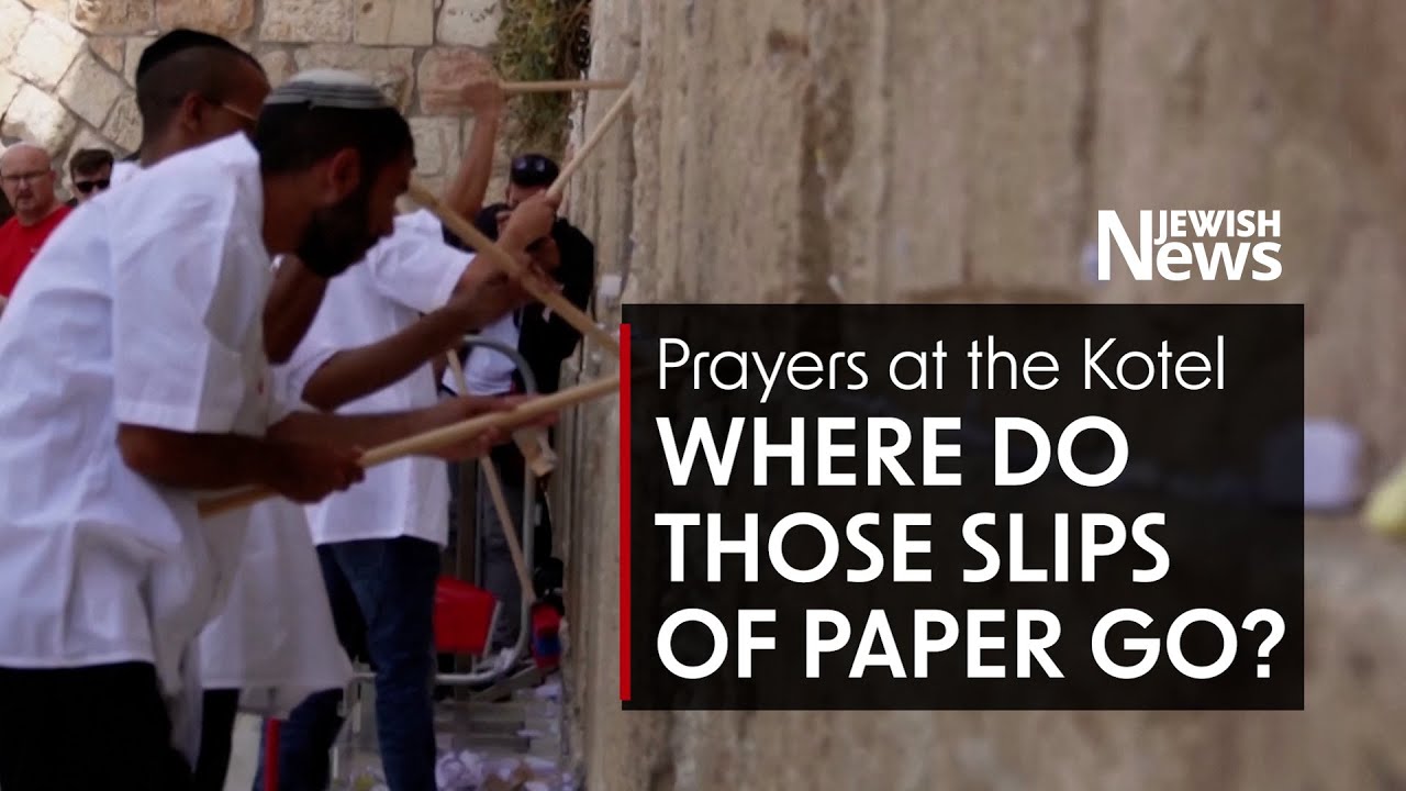 Prayers at the Western Wall where do those slips of paper go? YouTube