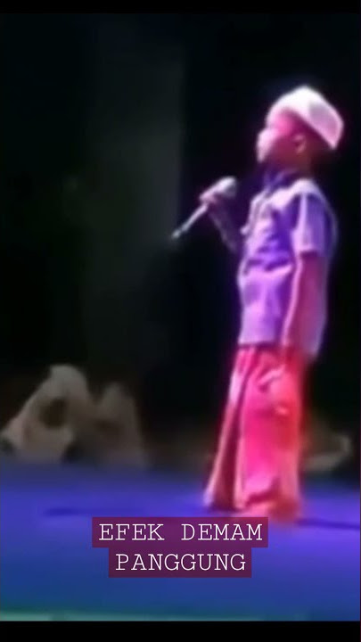 ANAK ANAK DEMAM PANGGUNG YANG LUCU DAN BIKIN NGAKAK. #shorts