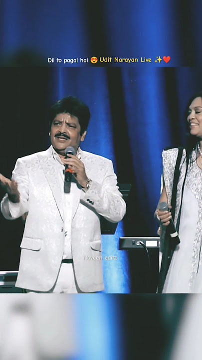 Dil To Pagal Hai Udit Narayan Live performance | #shorts #uditnarayan