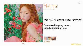 TAEYEON 태연 'Happy' Lirik Indo