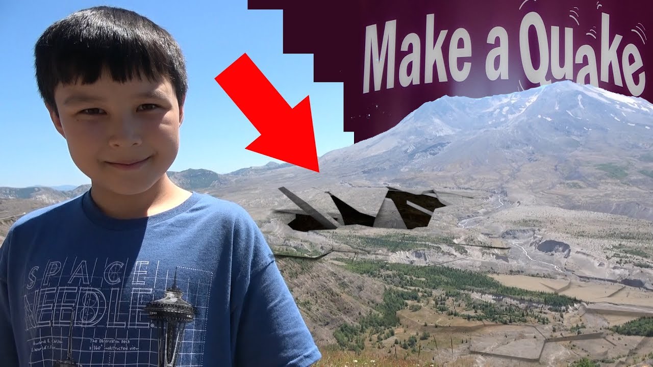 How to make an EarthQuake - We made a Big Quake at Mount St Helens ...