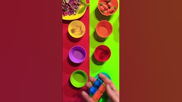 🌈 Colour Sorting ASMR #asmr #satisfying #marblerun #relaxing