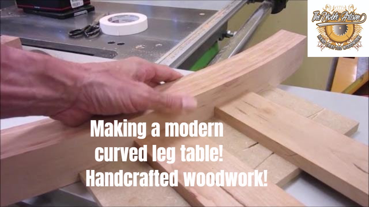 diy curved wooden kitchen table legs