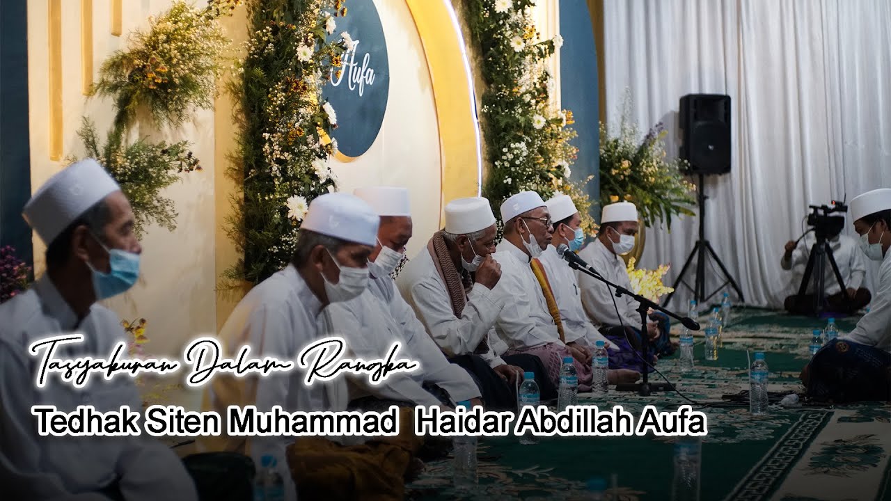 Tasyakuran Dalam Rangka Tedhak Siten MUHAMMAD HAIDAR ABDILLAH AUFA
