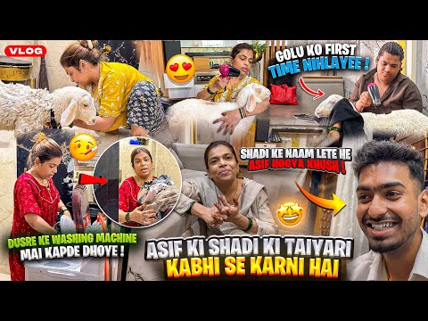Asif Ki Shadi Ki Taiyari Kabhi Se Karni Hai🤩 | Shadi Ke Naam Lete He Asif Hogaya Khush😌 | Afroz Vlog