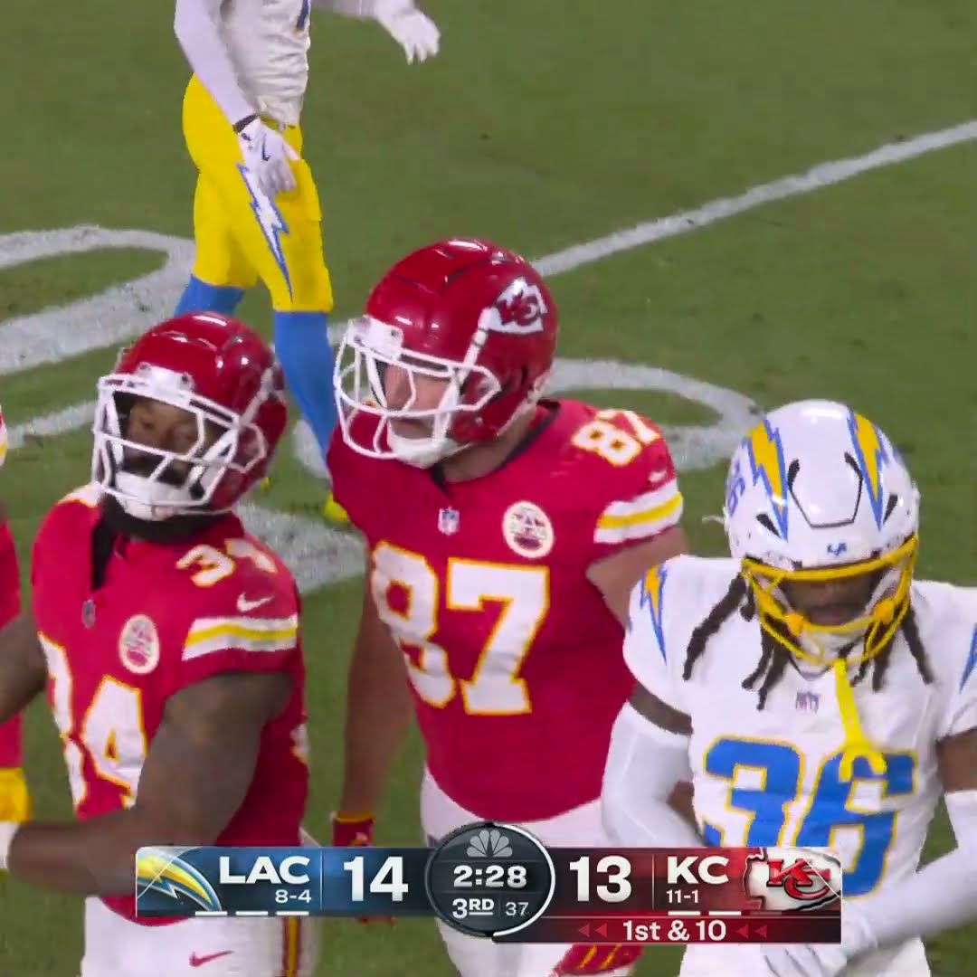 Samaje Perine catches for a 16-yard Gain vs. Los Angeles Chargers