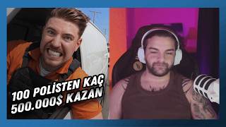 Ebonivon - 100 Polisten Kaç, 500.000 Dolar Kazan İzliyor (MrBeast)