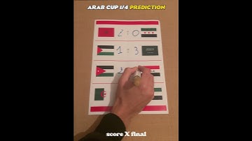 Football Predictions for the Arab Cup 1/4 Matches