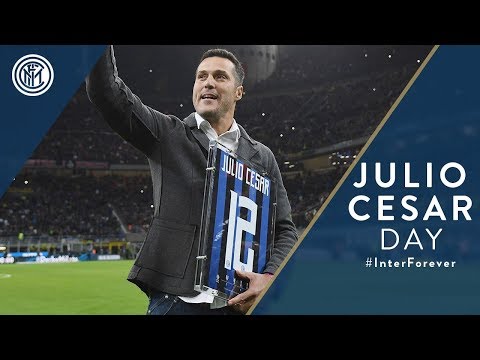 JULIO CESAR DAY: An Inter legend back at San Siro! | Inter vs Milan | #InterForever