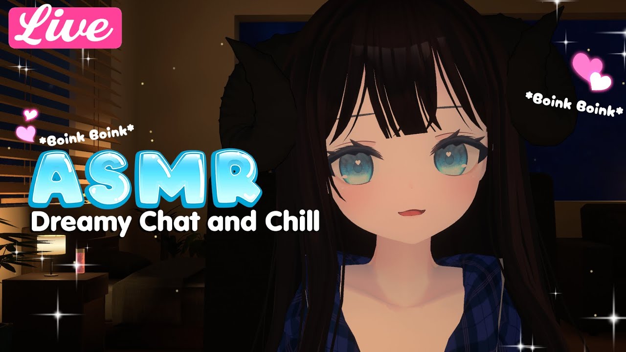 🌧️💤 Live Anime ASMR with a Side of Just Chatting 💜 !Discord