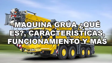 ¿Cuál es el funcionamiento de la grúa?