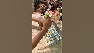 One trick to teach you how to change the three-mode keyboard ⌨️#kemove #keyboard