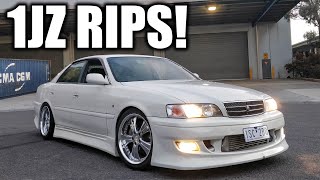 1JZ TOYOTA CHASER FIRST DRIVE WITH THE MANUAL 5 SPEED! (R154) Part. 5