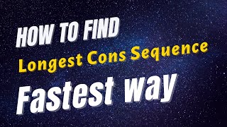 LONGEST CONSECUTIVE SEQUENCE -Leetcode 128