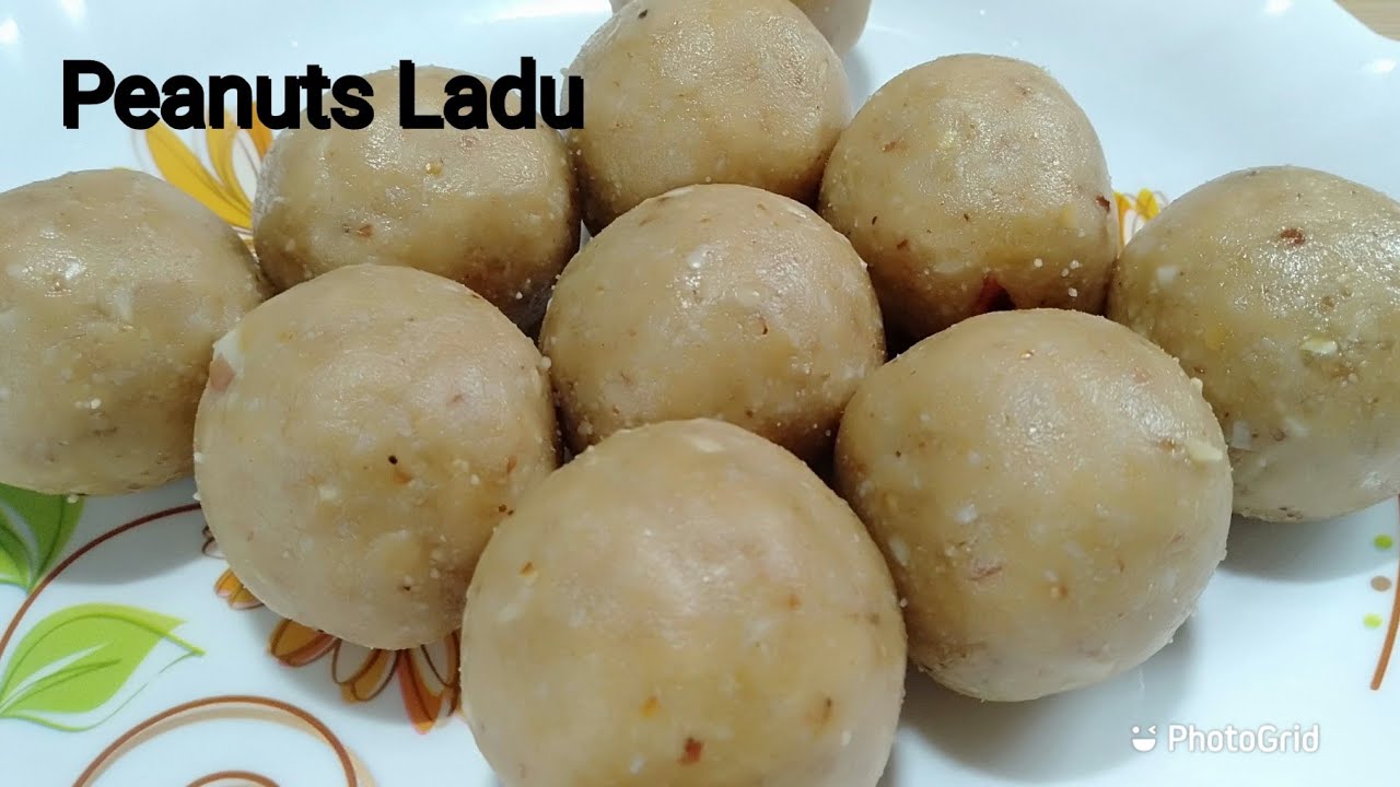 Peanuts Ladu | Shengdana Ladu | 2 Ingredients Recipe for peanuts Ladu ...