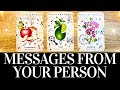 Pick a card messages from the person on your mind  they want you to know this  tarot reading