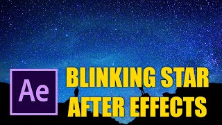 Twinkling Stars and Falling Stars Animation in After Effects | Blinking Star After Effects Tutorial