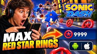 Sonic Dash Run Hack - Get Unlimited Free Red Star Rings mod apk screenshot 5