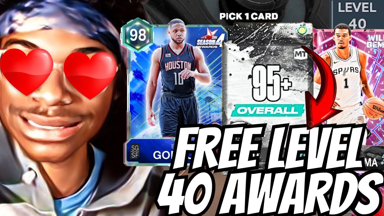 OPENING MY FREE LEVEL 40 AWARDS IN NBA2K26 MyTeam!!