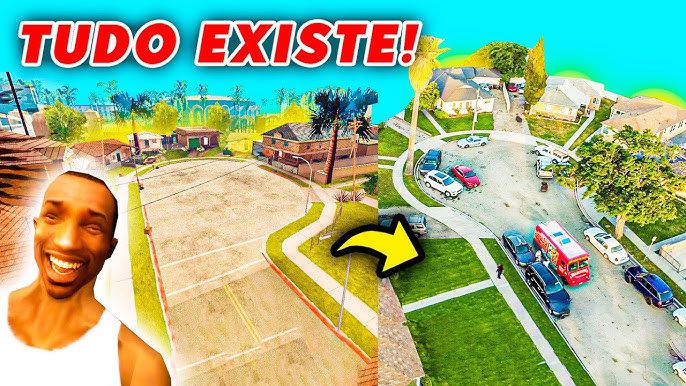 VISITEI LOS SANTOS NA VIDA REAL pelo Google Maps!! 