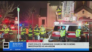 State Police investigating Cambridge church fire as arson