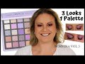 Norvina 3 Looks 1 Palette | Mature Skin Makeup | over 50 | Hooded Eyes Tutorial | Swatches
