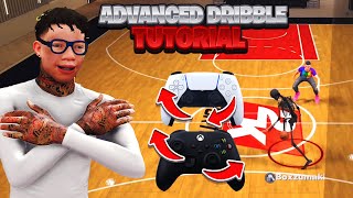 NBA 2K23 ADVANCED DRIBBLE TUTORIAL !! BEST SIGS + SETTINGS FOR TALL GUADS !! TURN INTO A DRIBBLE GOD