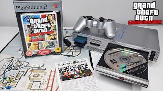 GTA LIBERTY CITY STORIES PLATINUM PS2 UNBOXING ! MAP & NEWSPAPER BOOK