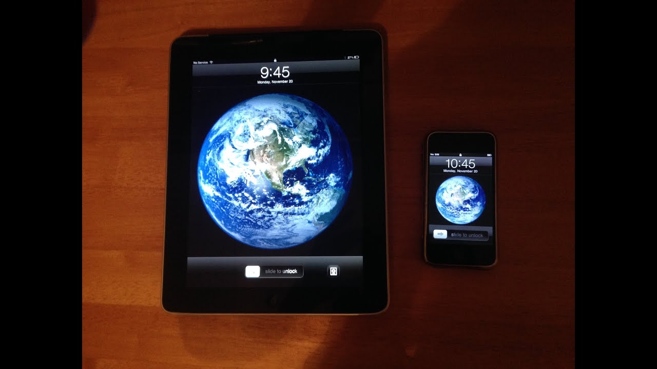 iPhone×2、iPad×1 iPhone 2G vs iPad 1st Generation - YouTube