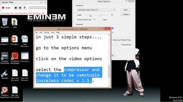 solve camstudio error (with steps) could not record the avi file using the current compressor