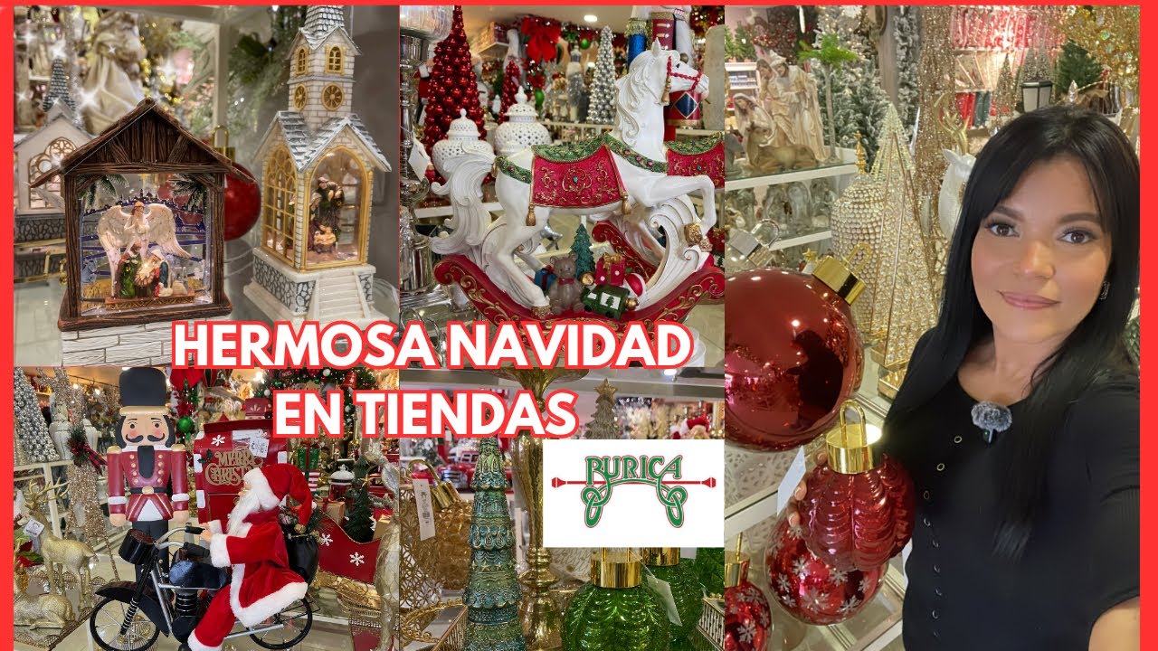 ¡Descubre la tienda navideña más increíble!🎄Tour Navideño en tiendas BURICA 2025