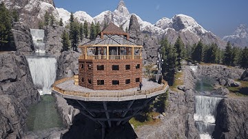 Build a roof for the octagon building