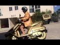 All gold scooter drift