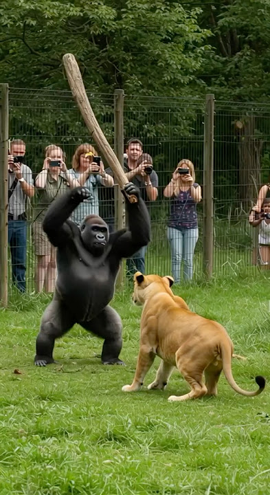 What if a Gorilla Fought a Lion with a Stick?