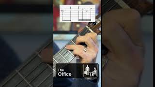 How to play the Office Intro on guitar theoffice guitartabs guitarist