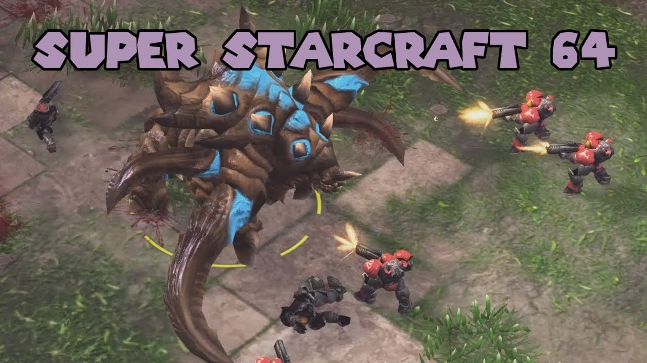 Super StarCraft 64 - [StarCraft II with Super Mario 64 Sound Effects