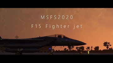Microsoft Flight Sim 2020 - F15 Jet Fighter